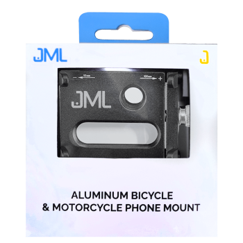 Aluminiowy uchwyt rowerowy JML BMH-110 w opakowaniu